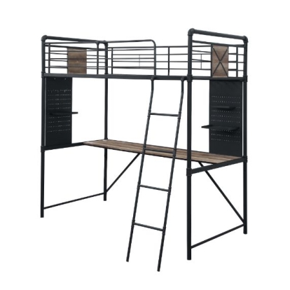 Cordelia Twin Loft Bed with Desk