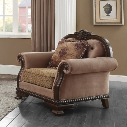 Chateau De Ville Chair with Pillow(Same LV01590)