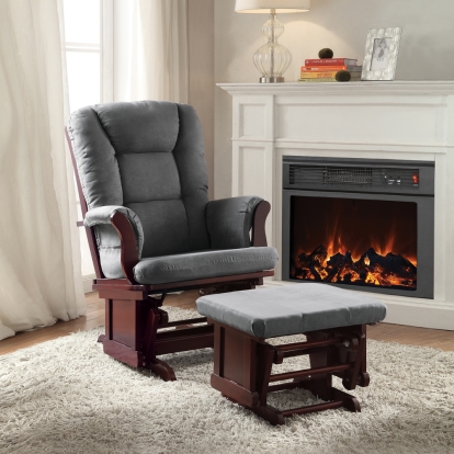 Adeliza Glider Chair & Ottoman