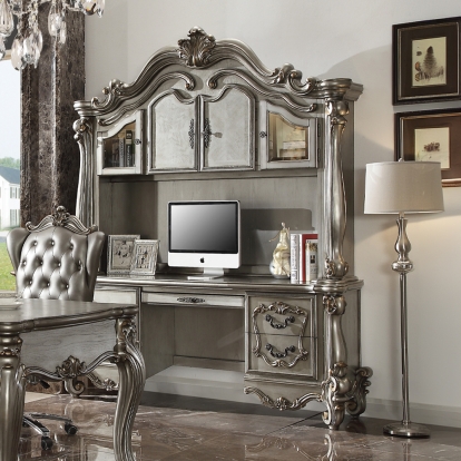 Versailles Executive Computer Desk with Hutch