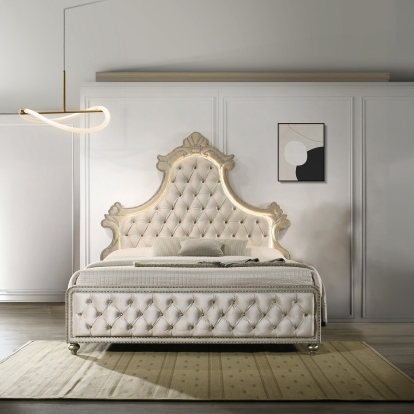 Lucienne Queen Bed with LED