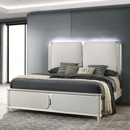 Laveda Queen Bed with LED
