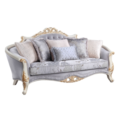 Galelvith Sofa with 6 Pillows