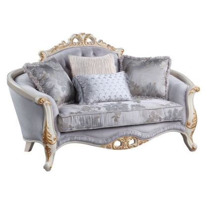 Galelvith Loveseat with 4 Pillows