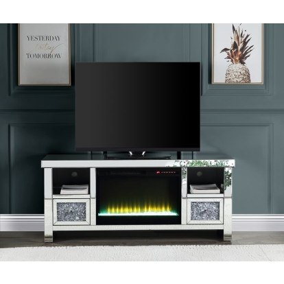 Noralie TV Stand with Fireplace