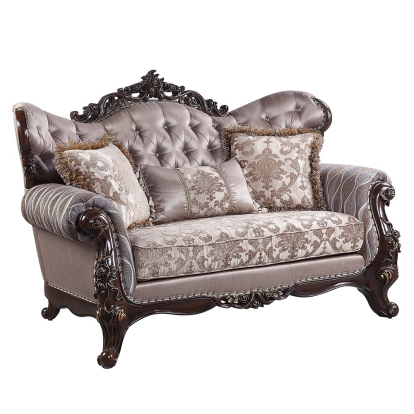 Benbek Loveseat with 3 Pillows