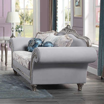 Pelumi Loveseat with 5 Pillows