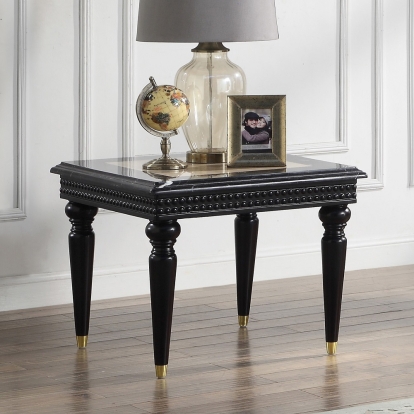 Tayden End Table with Marble Top