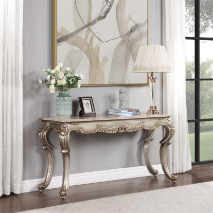 Miliani Sofa Table with Marble Top