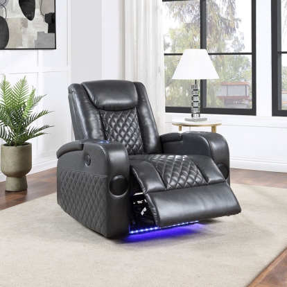 Alair Power Motion Recliner with Bluetooth, Wireless Charger & Cupholder