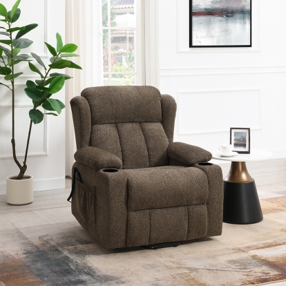 Lusio Power Motion Recliner with Lift & Cup Holder