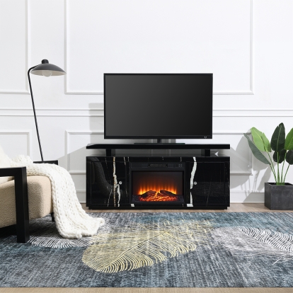 Drisana TV Stand with Fireplace