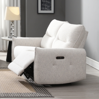 Lalisa Power Motion Loveseat with USB Port