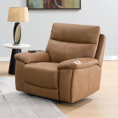 Chavis Power Motion Recliner with USB & Power Headrest